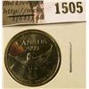 Image 1 : 1505 . 2000 Canada Post Millenium 25 Cents sized Token, value $10+