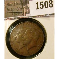 1508 . 1867-1927 60th Anniversary of Canadian Confederation Medal,