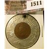 Image 1 : 1511 . 1947 ML Canada One Cent, encased in aluminum “Souvenir of Ca