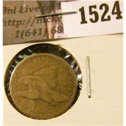 1524 . 1858 SL Flying Eagle Cent, AG/G.