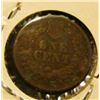 Image 2 : 1532 . 1866 Indian Head Cent, Fine, corroded.