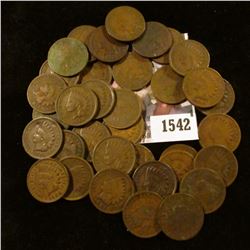 1542 . (35) Circulated Indian Head Cents.