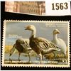 Image 1 : 1563 . 1983 Minnesota Migratory Waterfowl $3 Stamp, artist signed.
