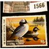 Image 1 : 1566 . 1988 Minnesota Migratory Waterfowl $5 Stamp, full tab. Depic