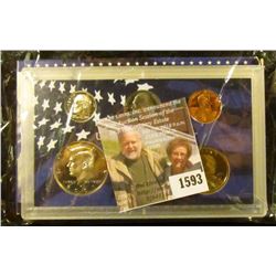 1593 . 2001 S United States ten-piece Proof Set. original as issued