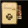 Image 1 : 1600 . 1957 Roosevelt Dime Graded Proof 67 By NGC
