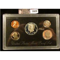 1609 . 1992 S Silver Proof Set.  The Half Dollar, Quarter, And Dime