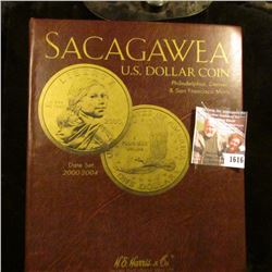1616 . HE Harris And Company Coin Album With Sacagawea Dollars Star