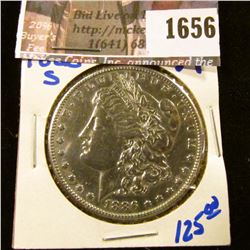 1656 . Beautiful 1886-S Morgan Dollar