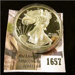 1657 . 2003-W Proof American Silver Eagle Encapsulated