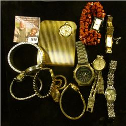 1670 . Vintage Lot Of Wrist Watches.  These Have Not Been Checked T