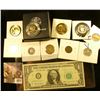 Image 3 : 1674 . Hodgepodge Lot Includes 1999 Copy Coin Delaware State Quarte
