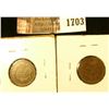 Image 2 : 1703 . 1864 and 1909 Indian Head Cent