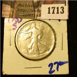1713 . 1933-S Walking Liberty Half Dollar