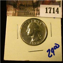 1714 . 1932 Washington Quarter