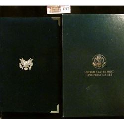 1717 . 1990 S U.S. Prestige Set with silver Proof Eisenhower Dollar