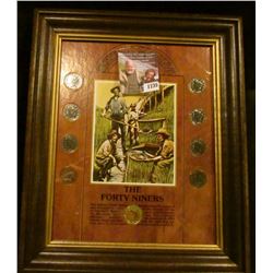 1735 . The Forty Niners V Nickel and Racketteer Nickel Picture Set