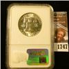Image 2 : 1747 . 1956 Franklin Half Dollar Certified By NGC As MS 65