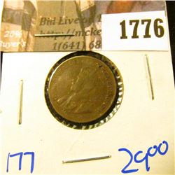 1776 . Key Date Canadian Small Cent Dated 1922