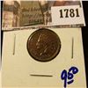 Image 1 : 1781 . 1902 Indian Head Penny