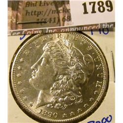 1789 . 1890-S Morgan Silver Dollar
