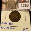 Image 1 : 1793 . (1863) era Army & Navy Civil War Token With Rotetd Reverse