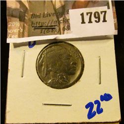 1797 . Semi Key Date 1924-D Buffalo Nickel