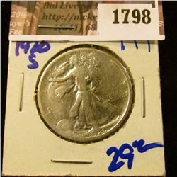 1798 . 1920-S Walking Liberty Half Dollar