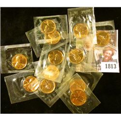 1813 . (12) Proof Wheat Pennies From Flat Pack Proof Sets