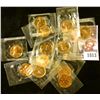 Image 1 : 1813 . (12) Proof Wheat Pennies From Flat Pack Proof Sets