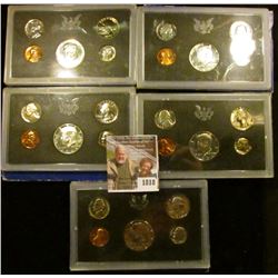 1818 . 1968 S, 69 S, 71 S, & 72 S Proof Sets.  The Half Dollars On