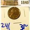 Image 1 : 1840 . Upgrade 1909-VDB Wheat Cent