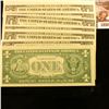 Image 2 : 1858 . (12) Crisp Series 1963 One Dollar Notes.  They All End In Th
