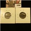 Image 2 : 1890 . 1936 and 1938-D Buffalo Nickels