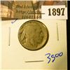 Image 1 : 1897 . 1916-S Semi Key Date Buffalo Nickel=