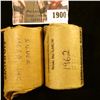 Image 1 : 1900 . 1962 P Original Gem BU Bank-wrapped Roll of Franklin Half Do