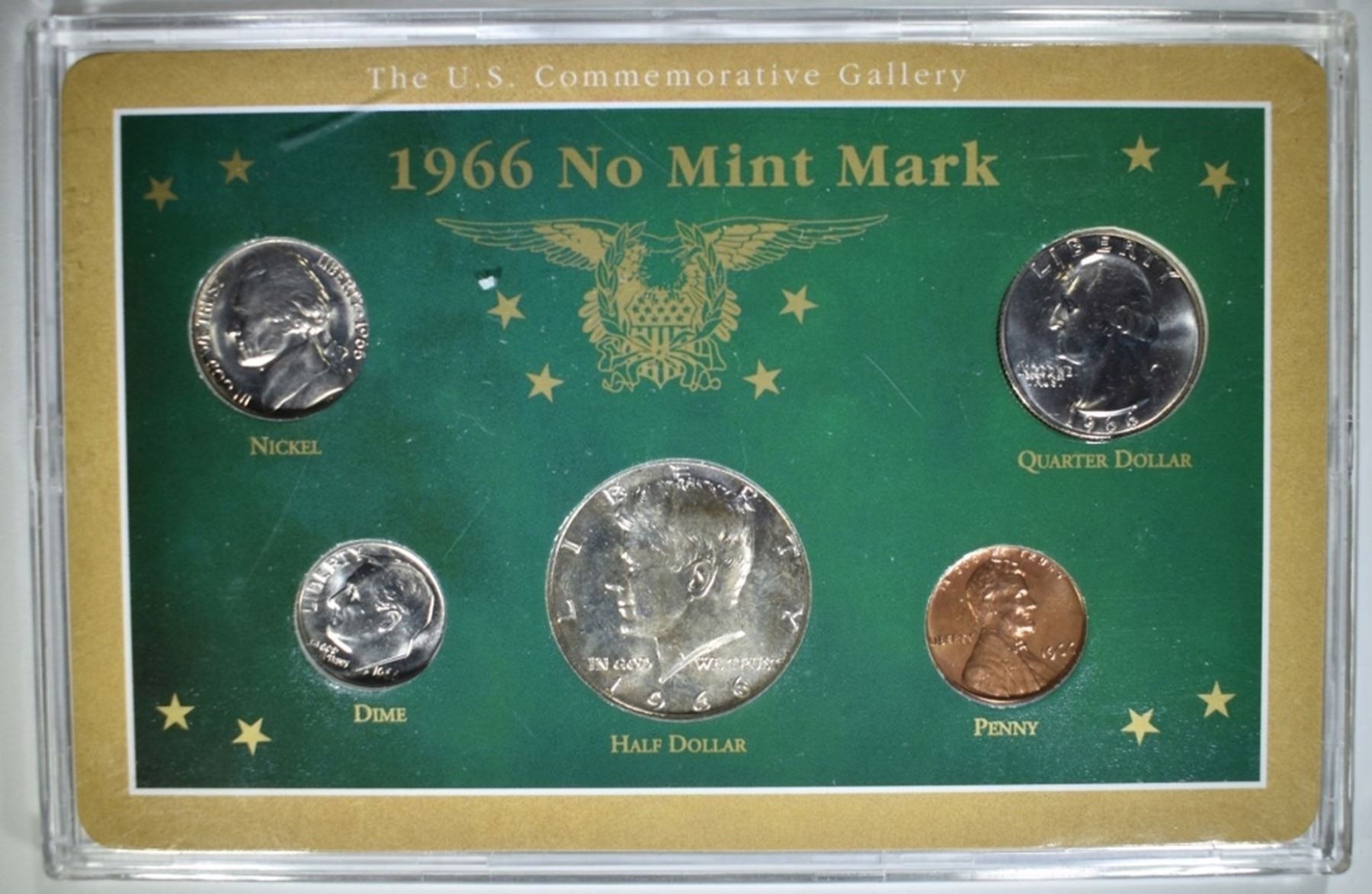 TWO SILVER CLASSIC COINS 50c & 10c;