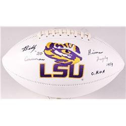Billy Cannon Signed LSU Tigers Logo Football Inscribed "Heisman Trophy 1959"  "C.H.O.F." (Radtke COA