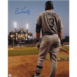 Evan Longoria Signed Rays 16x20 Photo (Autograph Reference COA)