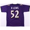 Image 1 : Ray Lewis Signed Ravens Jersey (Radtke COA  Lewis Hologram)