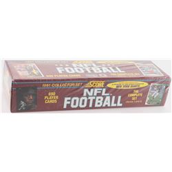 1991 Score Collector Complete Hobby Set of (690) Football Cards