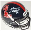 Image 1 : Laquon Treadwell Signed Ole Miss Rebels Mini Helmet (Radtke COA)