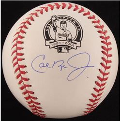 Cal Ripken Jr. Signed OML Commemorative Baseball (PSA COA - Autograph Graded 10)