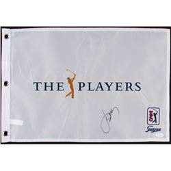 Jordan Spieth Signed The Players Golf Pin Flag (JSA Hologram)