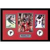 Image 1 : Michael Vick Signed Falcons 16x26 Custom Framed Photo Display (Radtke COA)