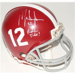 Mark Ingram Signed Alabama Crimson Tide Mini Helmet Inscribed  Roll Tide!  (Ingram Hologram  Upper D