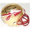 Image 1 : Devonta Freeman Signed Florida State Seminoles Mini Helmet Inscribed "2,730 yds"  "31 TDs" (Radtke C