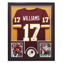 Doug Williams Signed Redskins 34x42 Custom Framed Jersey Inscribed  SB XXII MVP  (Radtke COA)