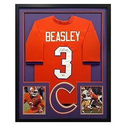 Vic Beasley Signed Clemson Tigers 34x42 Custom Framed Jersey (Radtke COA)