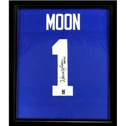 Warren Moon Signed Seahawks 23x27 Custom Framed Jersey Inscribed  HOF 06  (Radtke COA)